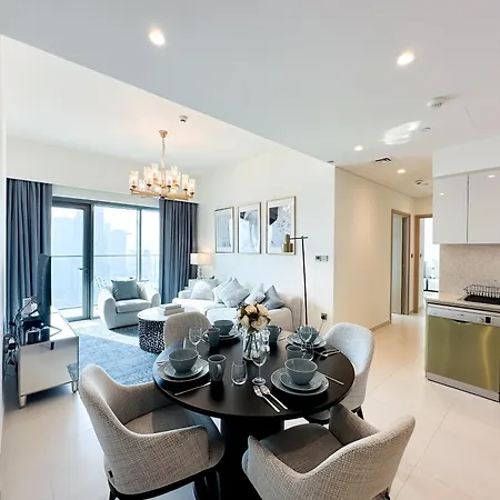 Breathtaking Burj View, Sky High Luxury 2Br Apartment By 2Nd Best Home Dubai Exterior photo